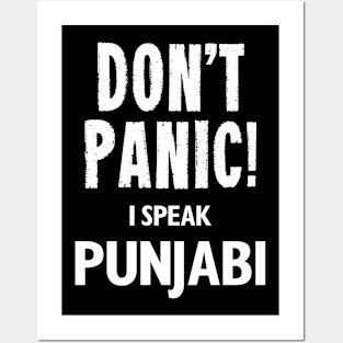 Don't Panic! I Speak Punjabi Posters and Art